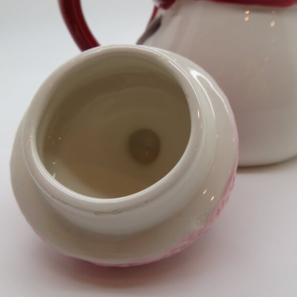 Christmas 12 oz Ceramic Snowman Tea Coffee Mug Cup Starbucks Holiday 2006 Lid - Picture 9 of 16